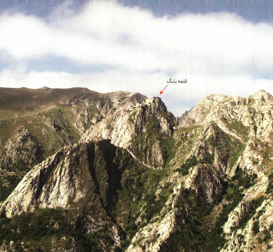 منطقه زیبای اطراف قلعه بابک